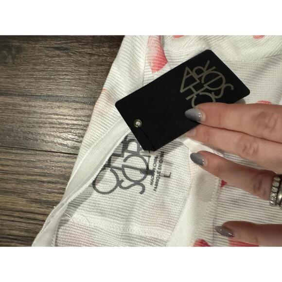 NWT Chaser Heart Print Thermal pullover sz L - Picture 4 of 5